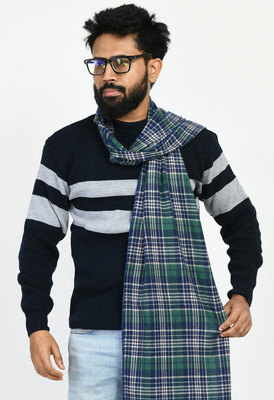 Life and style Checkered Men Muffler