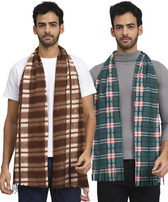 Fit N Fame Printed Men Muffler(Pack of 2)