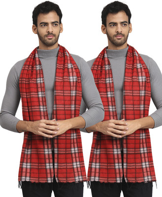 Fit N Fame Printed Men Muffler(Pack of 2)