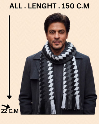 YAQR Checkered Men Muffler