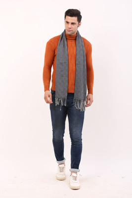 CALVADOSS Geometric Print Men Muffler