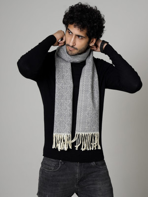 Ravaiyaa - Attitude Is Everything Self Design Men Muffler