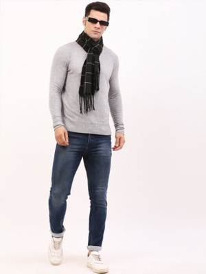 Tricky Shopper Checkered Men & Women Muffler