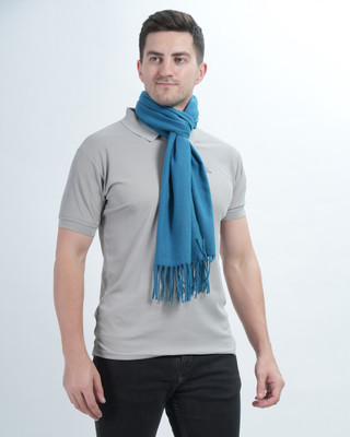 Life and style Solid Wool Blend Men Scarf