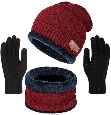 Jesal Self Design Men Muffler(Pack of 3)