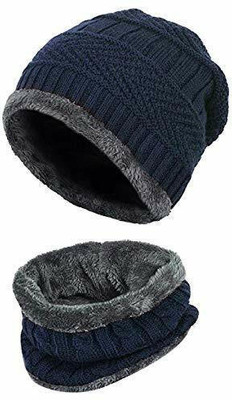 PinKit Solid Beanie Cap