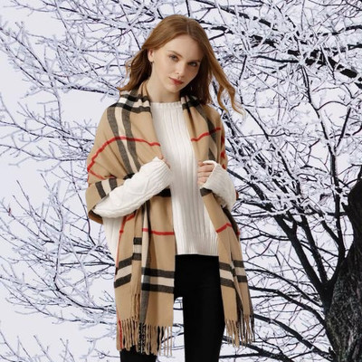Tricky Shopper Checkered Men & Women Muffler