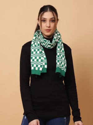 vesture Checkered Women Muffler