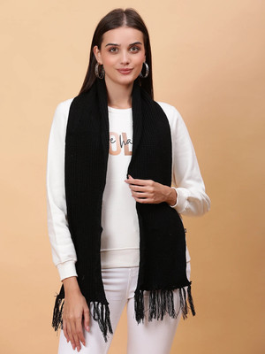 vesture Self Design Women Muffler