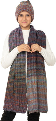 513 Self Design Women Muffler(Pack of 2)