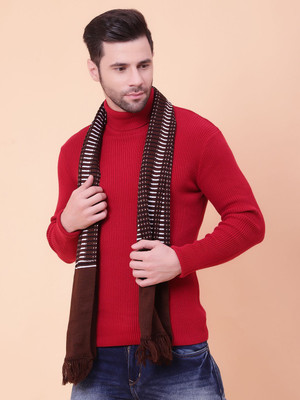 aanku Geometric Print Men Muffler