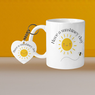Print Ginnie 101_VM Enjoy Your Meal L Ceramic Coffee Mug(325 ml)