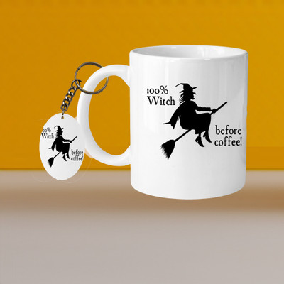 VM MALL 101_VM To Make Me Happy L-O Ceramic Coffee Mug(325 ml)