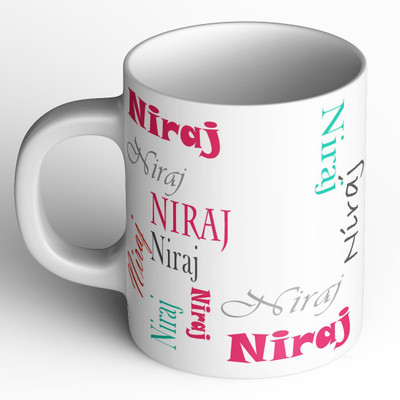 Abaronee 1010_Niraj b004 in name 001 Ceramic Coffee Mug(350 ml)
