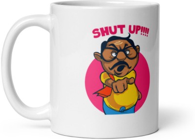 Dr Farfar Shutup Anna Ceramic Coffee Mug(350 ml)