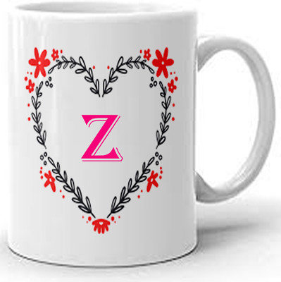 PS Sales Alphabet-07-Z Ceramic Coffee Mug(350 ml)