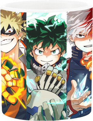 MITTRA Indiacraft Printed Anime My Hero Academia Coffee & Tea. Ceramic Coffee Mug(330 ml)