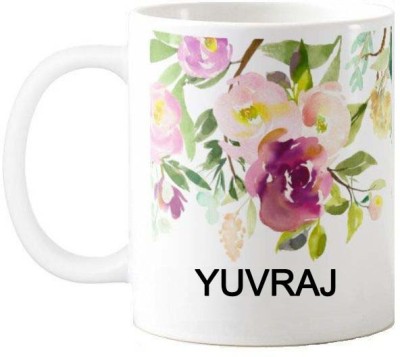 Exocticaa Happy Birthday Gift for Yuvraj 076 Ceramic Coffee Mug(325 ml)