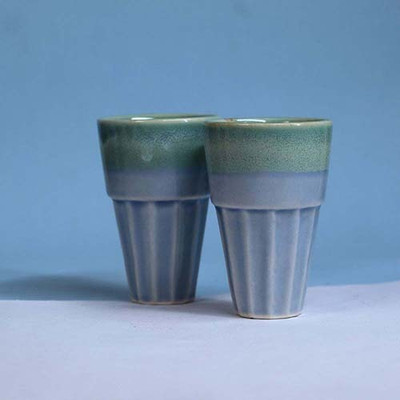 Rare Planet Handcrafted Kulhad Tea Cups Set of 1 Ceramic Coffee Mug(100 ml)