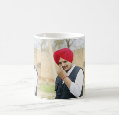 CreateByYou Sidhu moose wala printed premium quality coffee mug Ceramic Coffee Mug(300 ml)