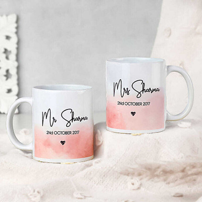 FNP Mr N Mrs Keepsake Set Ceramic Coffee Mug(325 ml)