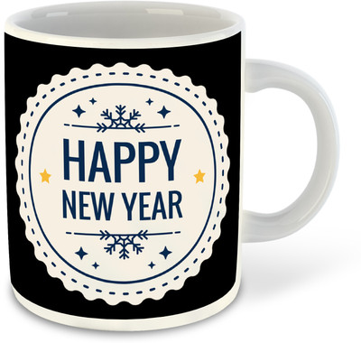 FLEXERSTYLE NEW2025-Mug NewYear-CM-325 ml pack of 1 _NEW Ceramic Coffee Mug(325 ml)