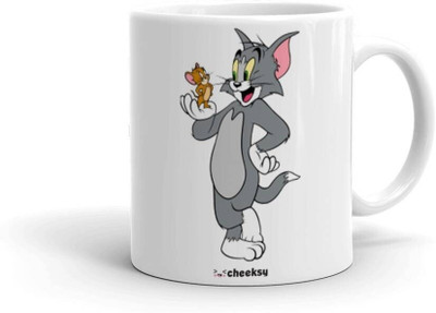 Mr UVD Tom And Jerry Best Friends_MUGG Ceramic Coffee Mug(350 ml)