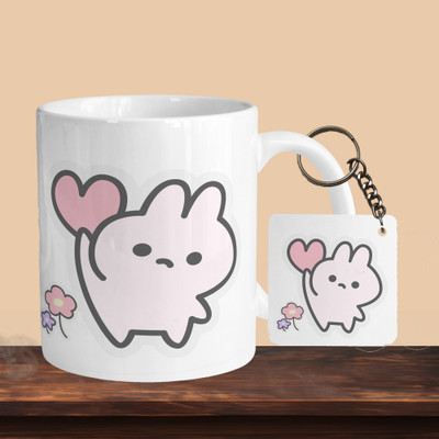 Print Ginnie 101_Teddy 01 R-S Ceramic Coffee Mug(325 ml)
