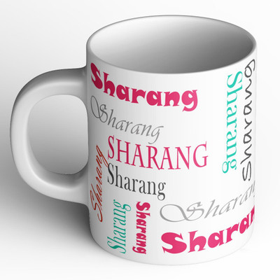 Abaronee 1010_Sharang b004 in name 001 Ceramic Coffee Mug(350 ml)