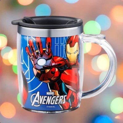 Mannat Avenger Double Wall Stainless Steel with Sipper Lid 350 ml Steel Coffee Stainless Steel Coffee Mug(350 ml)