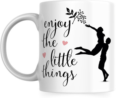LokeshArt Motivational Mindset 325ml White Coffee and Tea Cup with M_340 Ceramic Coffee Mug(325 ml)