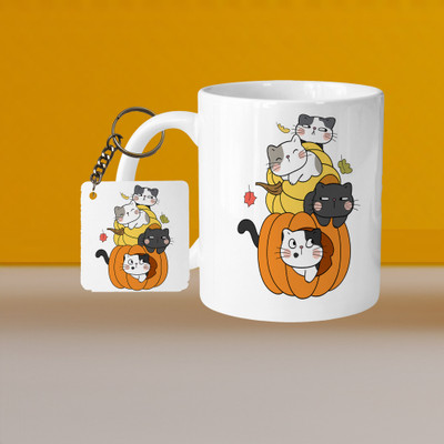 Print Ginnie 101_VM Heart Full L-S Ceramic Coffee Mug(325 ml)