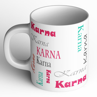 Abaronee NEW_Karna b004 in name 001 Ceramic Coffee Mug(350 ml)