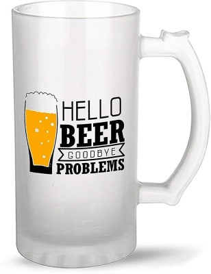 Sublikraft Frosted Beer Design I Need Another Beer 15 Oz Glass Beer Mug(450 ml)