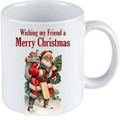 Glamouroui Adorablre Coffee On Christmas Occasions Ceramic Coffee Mug(350 ml)