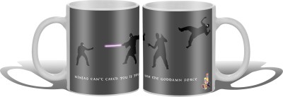 Get Fatang May The Force Be With You Ceramic Coffee Mug(350 ml)