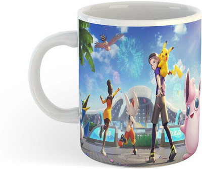 FLEXERSTYLE NEW2025_All Day New Printed Pokemon Unite Ceramic Coffee 9 Ceramic Coffee Mug(330 ml)