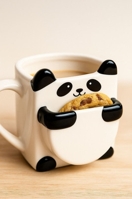 ABC CUTE PANDA MUG Ceramic Coffee Mug(250 ml)