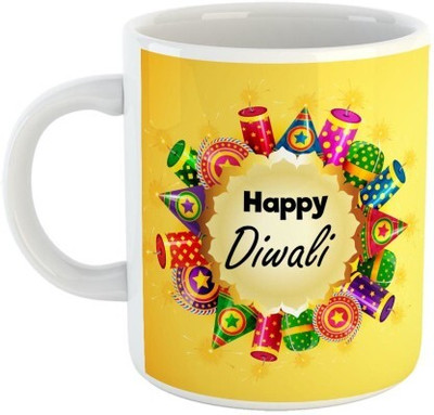 NOBI Printed Ceramic For Gifting 330ml Model 0143 Ceramic Coffee Mug(330 ml)