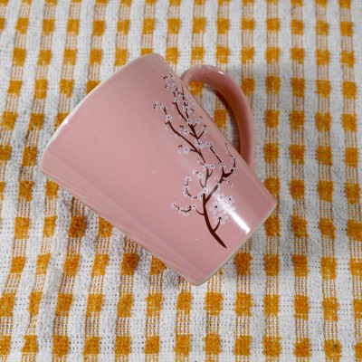 THE WORLD CREATION Ceramic (150 ml)s for Coffee, Tea and Milk Microwave Safe Cup Set Ceramic Coffee Mug(250 ml)