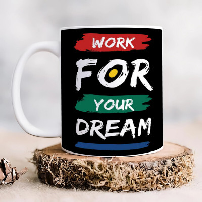 LokeshArt Funny Quotes Inspiration Printed CoffeeBest Funny Quotes DesignM_654 Ceramic Coffee Mug(325 ml)