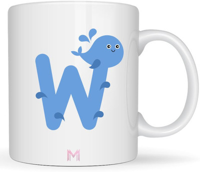 MaddockCorp Maddock W Alphabet Animals Printed for Kids Ceramic Coffee Mug(350 ml)
