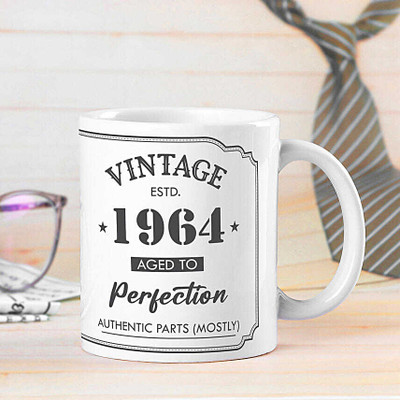 FNP Vintage Personalised Ceramic Coffee Mug(325 ml)