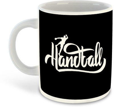 FLEXERSTYLE NEW2025-Mug Handball-CM-325 ml pack of 1 _NEW Ceramic Coffee Mug(325 ml)