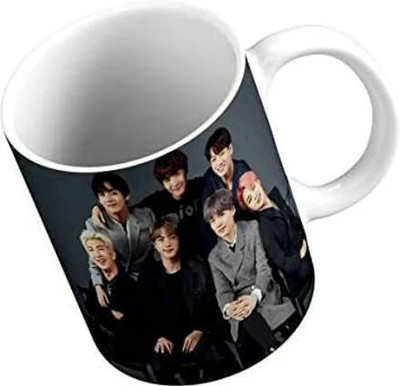 Mr UVD BTS Army Lover Cup for all type of use_MUGG Ceramic Coffee Mug(350 ml)