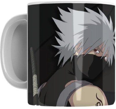 nodoubt design Kakashi Hatake Naruto Anime Ceramic Premium Printed for Coffee, Tea and Gift Ceramic Coffee Mug(330 ml)