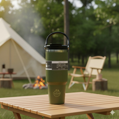 TECKIDO Stainless Steel Travel Bottle Leakproof Double Wall Insulated Thermos Stainless Steel Tumbler(1200 ml)