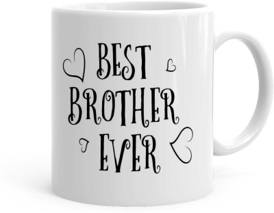 Kesri Gifts Best Brother Ever Printed Theme(B24-100) Ceramic Coffee Mug(325 ml)