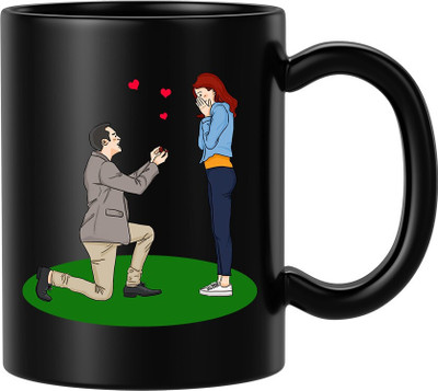 BLISSart NEW_BLS-PM-KP1004-B Ceramic Coffee Mug(350 ml)