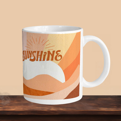 Printhorizon 101_Sunshine R Ceramic Coffee Mug(330 ml)